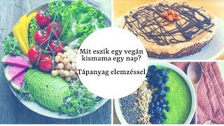 Mit eszik egy vegán kismama egy nap?  Tápanyag elemzéssel