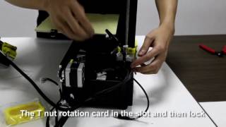 creality 3d printer CR-8 assembly video