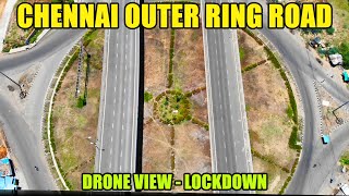 Lockdown Drone Shots | Chennai Outerring Road | Chennai Lockdown Drone | Chennai Birds Eye View |