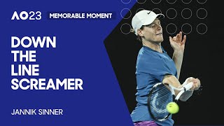 Jannik Sinner Makes Insane Winner! | Australian Open 2023