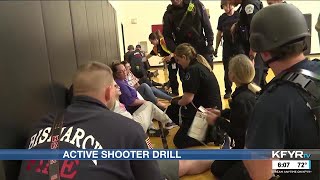 Bismarck entities partner together to conduct active shooter drill