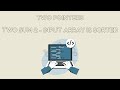 Two Pointers 1 - Medium - Two Sum 2-Input array is sorted - Java