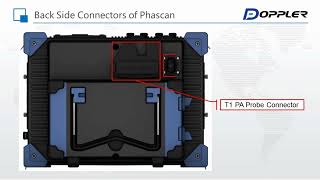 PhaScan Part1 Connectors, buttons, software interface