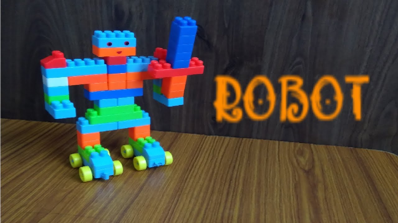 How To Make A Robot With Building Blocks | Building Blocks For Kids ...