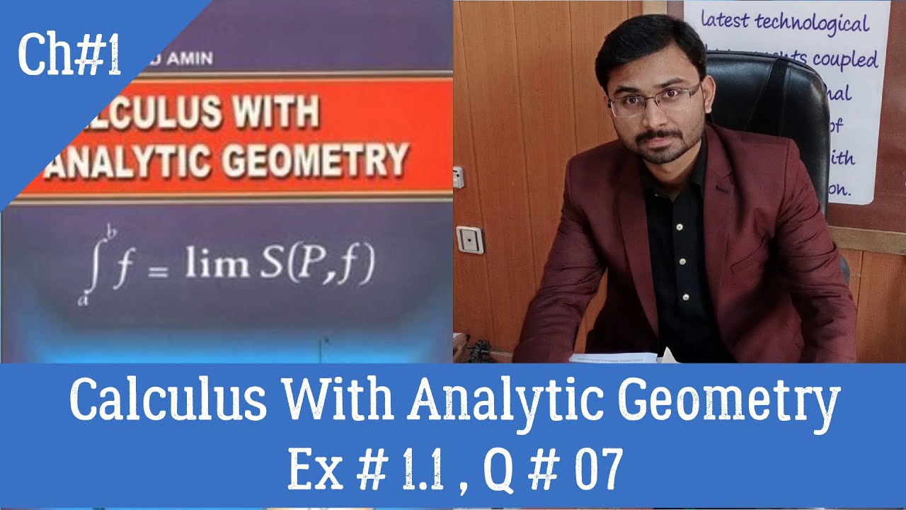 B.Sc Math | Calculus With Analytic Geometry | Solving Limits | Ch # 01 ...