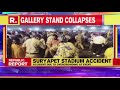 suryapet stadium accident 50 injured as gallery collapses during national kabaddi tournament