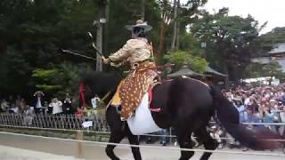 鶴岡八幡宮崇敬者大祭 流鏑馬神事 平成29年10月1日 壱之射手