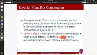 Pattern Recognition-25: Classifier Combinations (Boosting, Bagging, ...etc.)