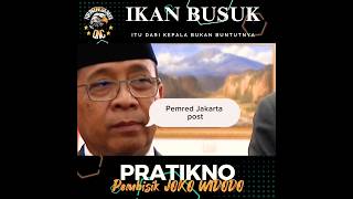 MOMEN MENSESNEG PRATIKNO (MANTAN REKTOR UGM) JADI PEMBISIK JAWABAN JOKOWI PADA WARTAWAN? 🟢