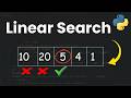 How to Implement Linear Search in Python with User Input