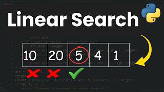 How to Implement Linear Search in Python with User Input