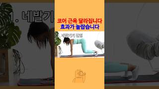 매일 하는 이 운동, 코어 근육 만드는 효과가 놀랍습니다