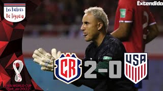 Costa Rica vs Estados Unidos 🇨🇷⚽️ Eliminatoria Mundialista Qatar 2022 (Extendido)