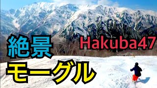 【Hakuba47・ルート３（コブ）】（2021年4月20日撮影）