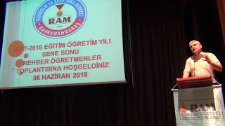 2017 2018 REHBER ÖĞRETMENLER SENE SONU TOPLANTISI