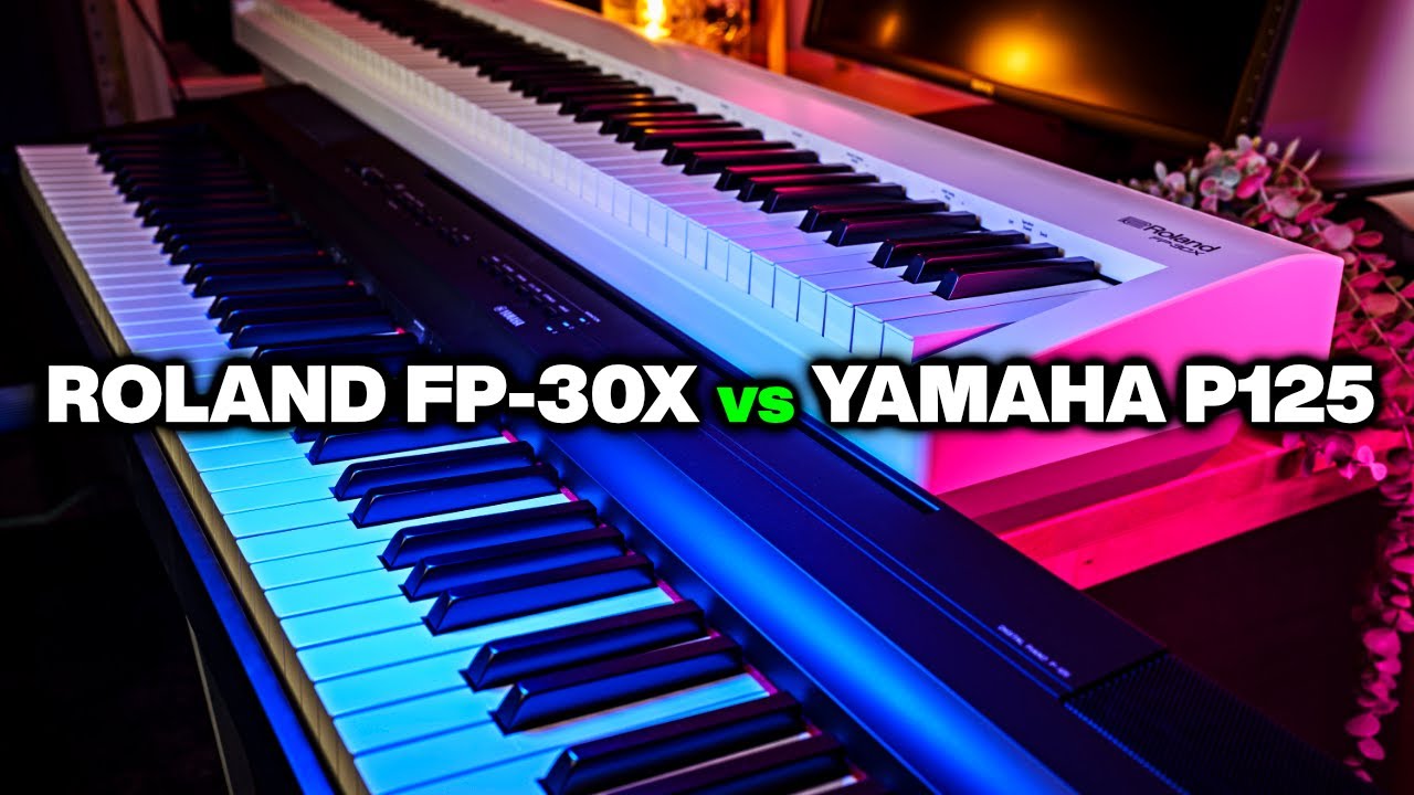 Is Roland FP-30X Better Than Yamaha P-125? - YouTube