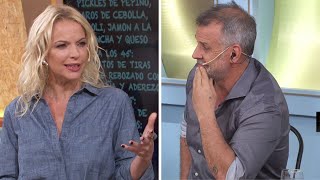 Carina Zampini y Christian Petersen tuvieron un pícaro ida y vuelta: “En la cama, no”