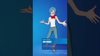 HOT MARAT - BULMA SKIN Showcase with All Fortnite Dances \u0026 Emotes! (Fortnite x Dragon Ball)