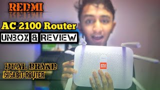 Redmi ac2100 gigabite router full Unbox & Review || Dual brand router ||