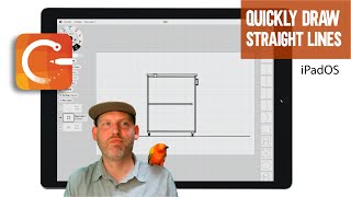 Straight Lines in the Concepts App iPad OS - THE FAST WAY