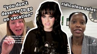 entitled airbnb owners are crashing out on tiktok and nobody cares