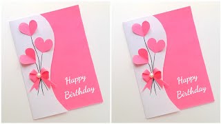 Easy Beautiful 🤩 Birthday Card 2022 • Birthday greeting card for bestfriend • handmade birthday card