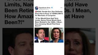 DeSantis Calls For TERM LIMITS… Internet Explodes 🇺🇸🔥