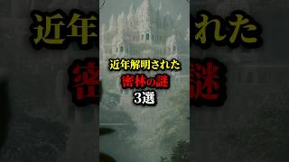 近年解明された密林の謎3選。最後を見つけた者は鳥肌だったろうな...#都市伝説 #雑学#歴史