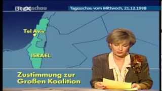 Tagesschau vom Mittwoch den 21.12.1988