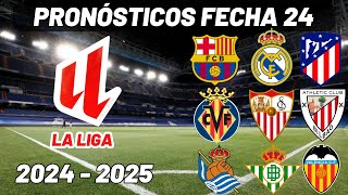 Pronósticos La Liga Jornada 24 Liga Española 2024/2025