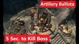 POE 2 | Artillery Ballista | Chaos Of Temple 5 Sec. Boss