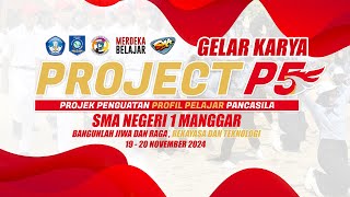 GELAR KARYA P5 SMA NEGERI 1 MANGGAR || LOMBA LINE DANCE & BAZAR