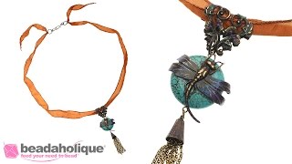 How to Make the Dragonfly in the Garden Necklace