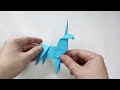 origami unicorn how to make a paper unicorn