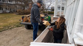 Planting the Cold Frames in Front of the Greenhouse! 🌿🙌💚// Garden Answer