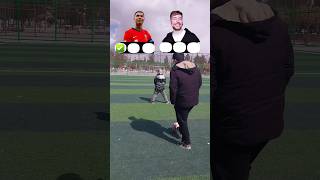 Mini Ronaldo vs MrBeast⚽️ #ronaldo #mrbeast #football #challenge #shorts