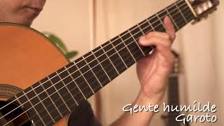 Gente humilde (garoto) solo-guitar style #ギターレッスン #ソロギター