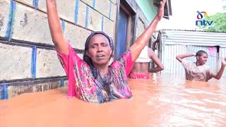 Flood water rises to shoulder level around Garissa town