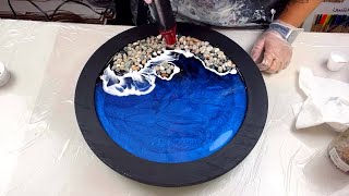 # 472 - Into the abyss! 🌊STUNNING Ocean Art! ~ Resin Art ~ Abstract Art