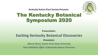 Exciting Kentucky Botanical Discoveries