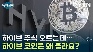 하이브(HYBE) 주식 오르자 덩달아 오르는 하이브(HIVE) 코인? [Y녹취록] / YTN