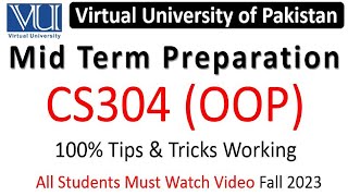 CS304 Midterm Preparation 2023 | CS304 Midterm Paper Preparation 2023