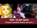 TOP / FLOP 2023 des jeux vidéo... L'avis des membres de la rédaction de ConsoleFun !