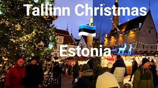 Tallinn Christmas Market || Magical Christmas Tallinn, Estonia 🇪🇪