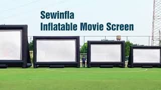 Sewinfla Inflatable Movie Screen- Enjoy your outdoor life!