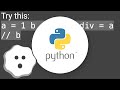 Python 3 integer division
