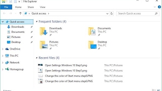 Windows 10 Bilgisayarım Simgesine Tıklandığında Bilgisayarım Açılmıyor-Hızlı Erişim Sorununu Giderme