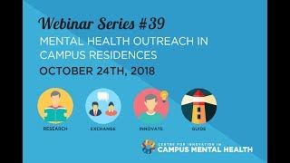 CICMH Webinar -  Mental health outreach in campus residences