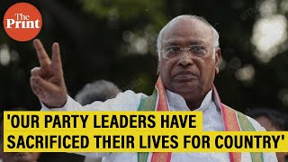 'Our party leaders gave their lives, what did you do?', Mallikarjun Kharge's jibe at BJP