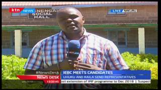 IEBC holds a meeting with political aspirants in Nakuru